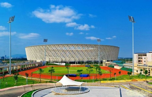 輕盈如翼，力擎蒼穹：探秘惠州奧林匹克中心的PTFE網格膜材